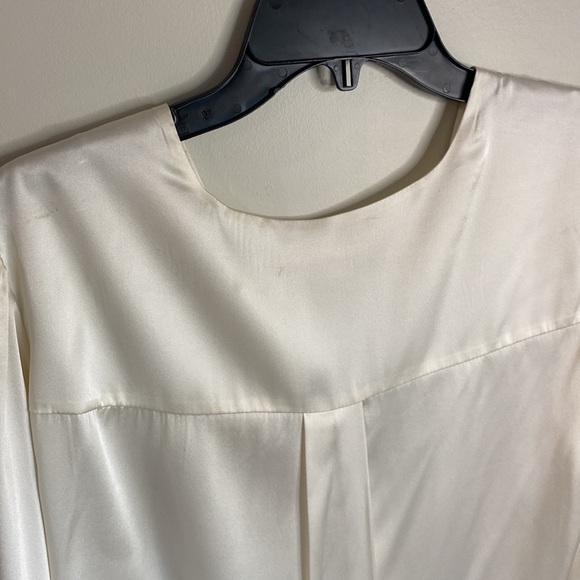 ALC Silk White Faux Wrap Hi Lo Top 10 - Picture 6 of 7